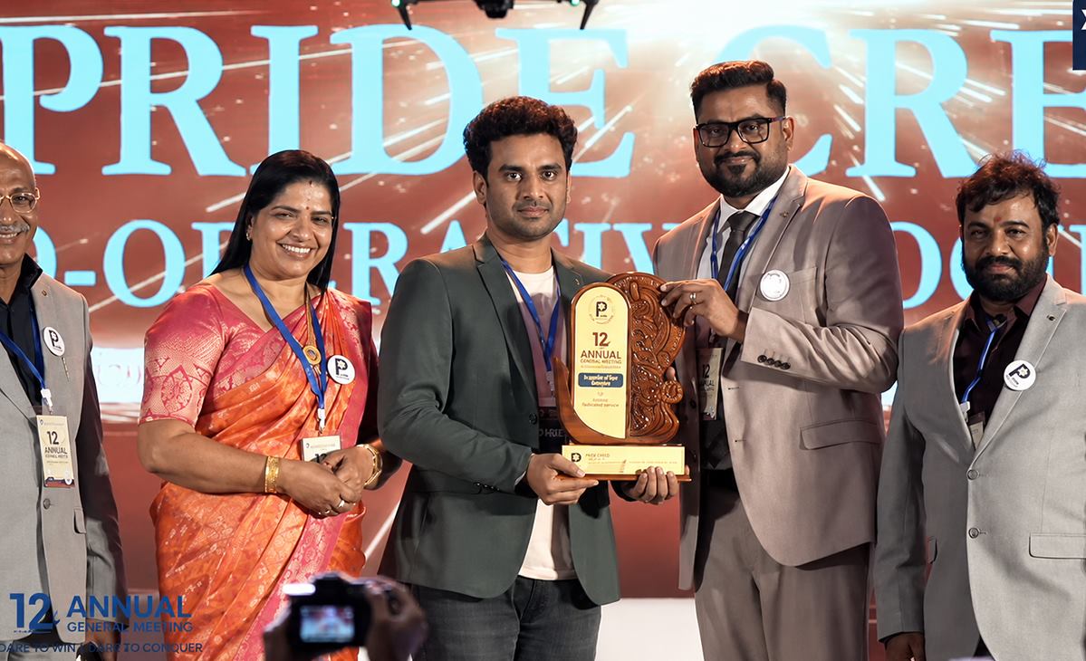 Best Digital and Web Services Award from Pride Credit Co-Operative Society 12th AGM Kerala 2025