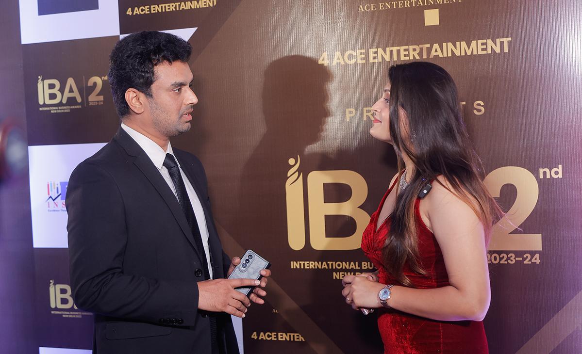 Glint Creatives IBA 2023 award moment New Delhi