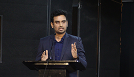 Kalyan Raj Bandaru as Chief Guest at DG Vaishnav College Investiture Ceremony, Chennai