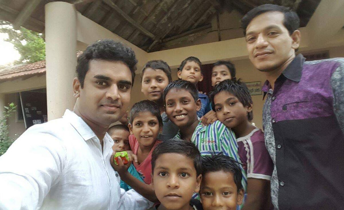 Food donation drive in Mogappair East