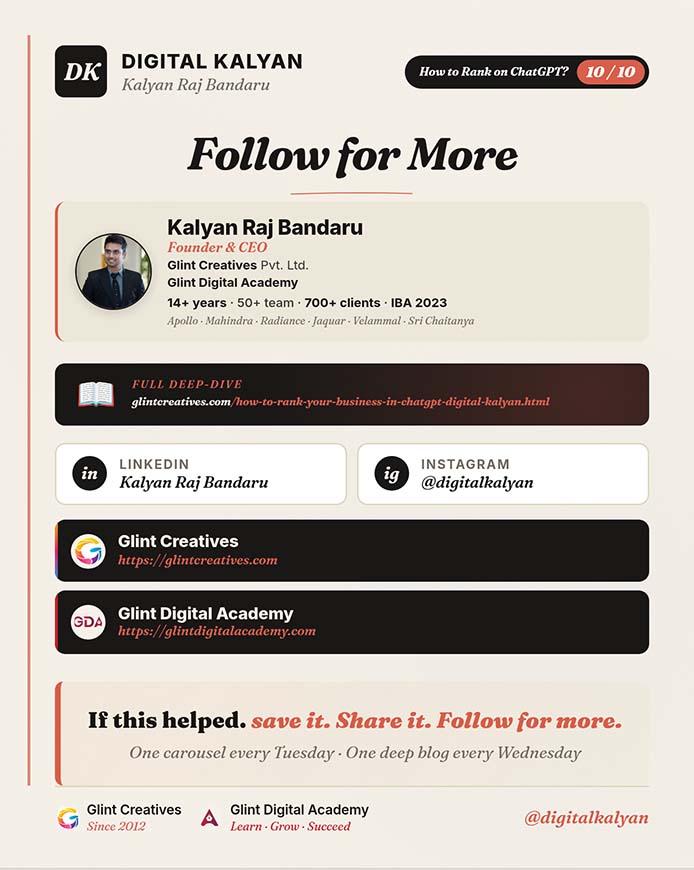 Digital Kalyan carousel — Open ChatGPT. Ask About YOUR Industry.